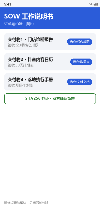 SOW契约